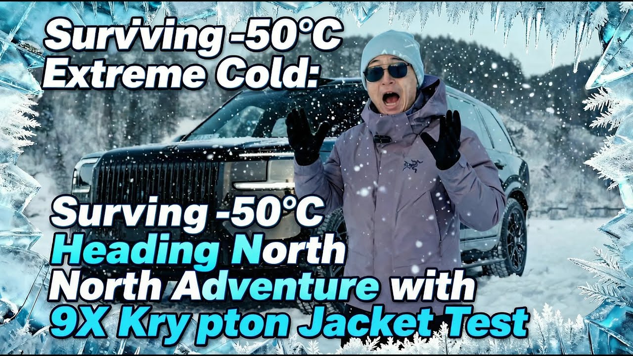 Surviving -50°C Extreme Cold:  North Adventure with 9X Krypton Jacket Test