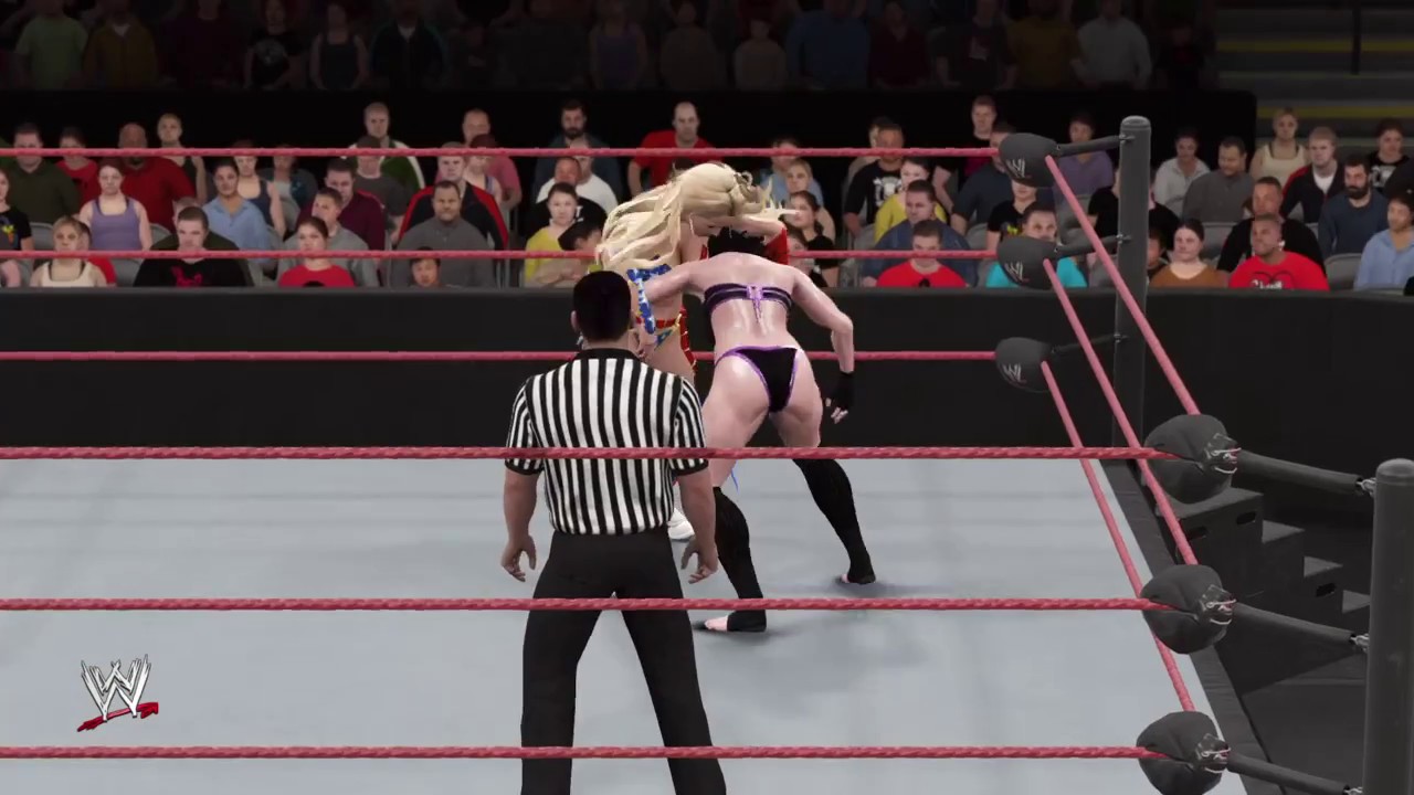 WWE 2K17 Angela Storm vs. Violet Winters