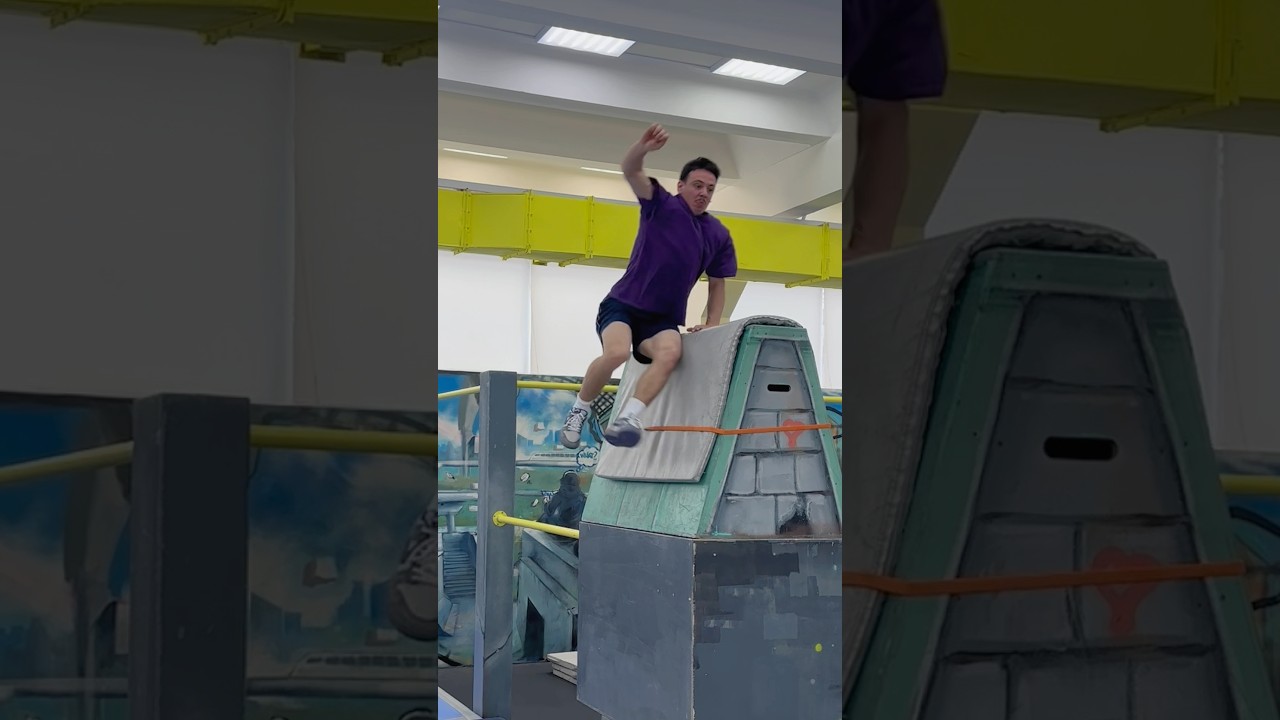 540 спин в сальто с руки 🤯 крутейший трюк 💪🤟 #parkour #tricks #flip #acrobatics
