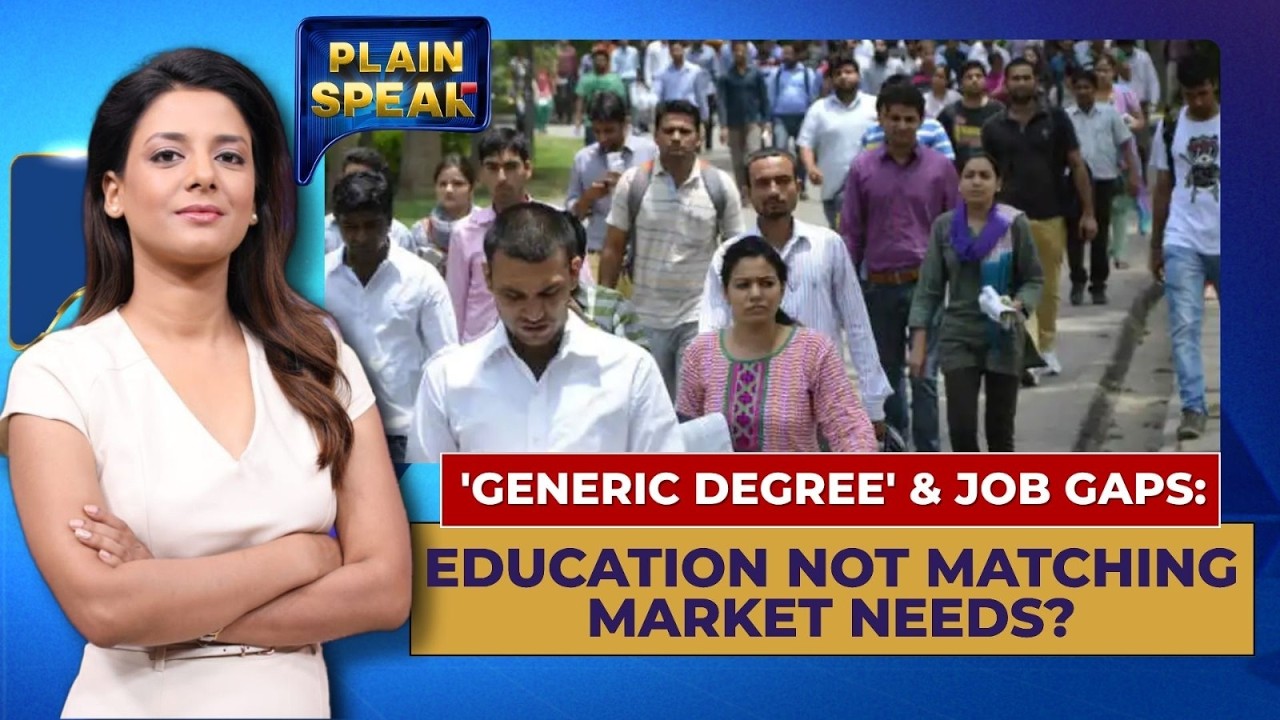 Degree vs Job: NITI Aayog Flags Massive Education-Employment Gap | Plain Speak