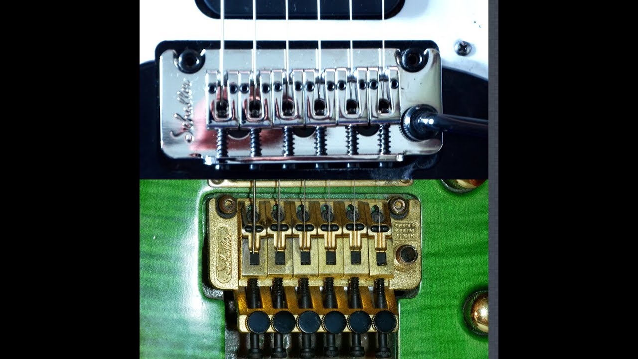 Gear Review: Schaller Vintage Tremolo vs.  Floyd Rose