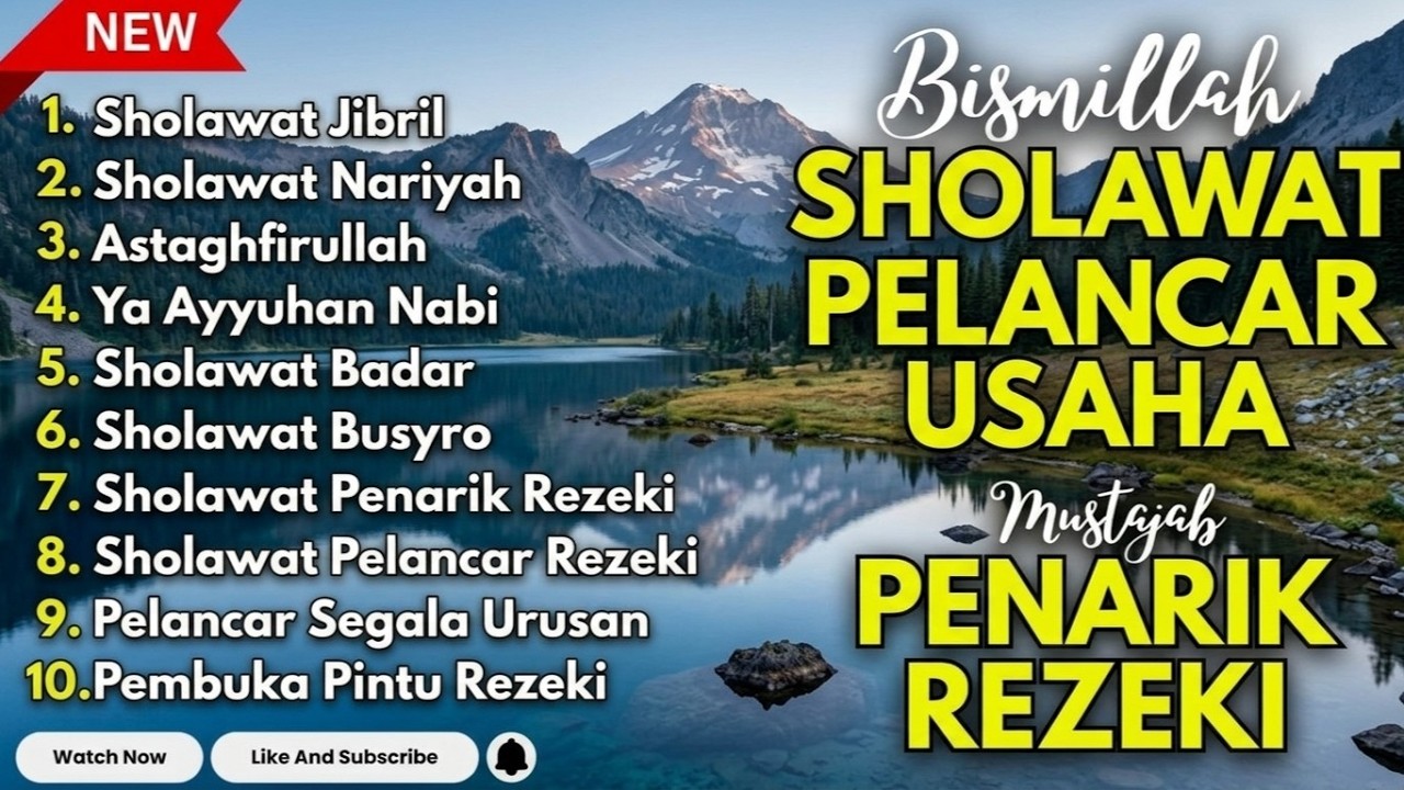 SHOLAWAT TERBARU 2026 | SHOLAWAT NABI PENARIK REJEKI | Sholawat Jibril, Sholawat Busyro, Nariyah