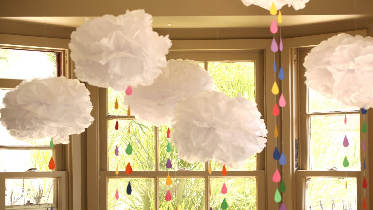 How to Make Tissue Paper Clouds