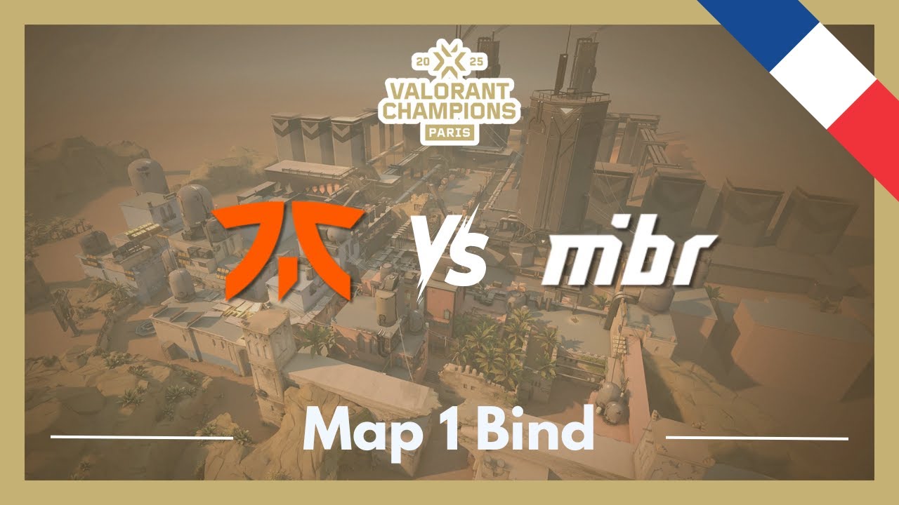 VCT CHAMPIONS Групповой этап в Париже | FNC против MIBR | Карта 1