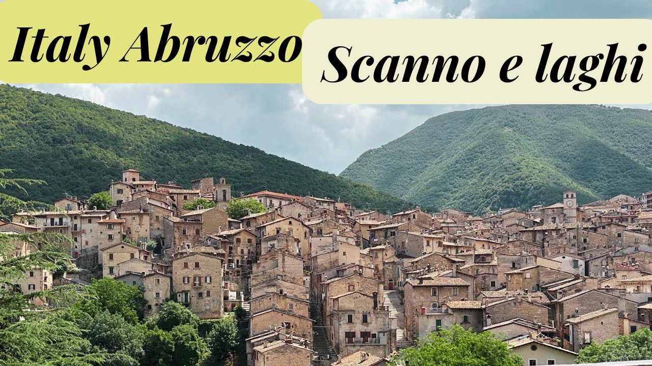Italy Abruzzo Scanno e laghi @viaggiaconmartitravelwithmarti subtitled in English