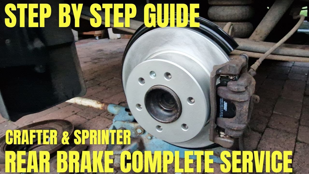 Sprinter Crafter Rear Brakes: How To Install Disk Pads, Shoes, And More! DIY step by step guide