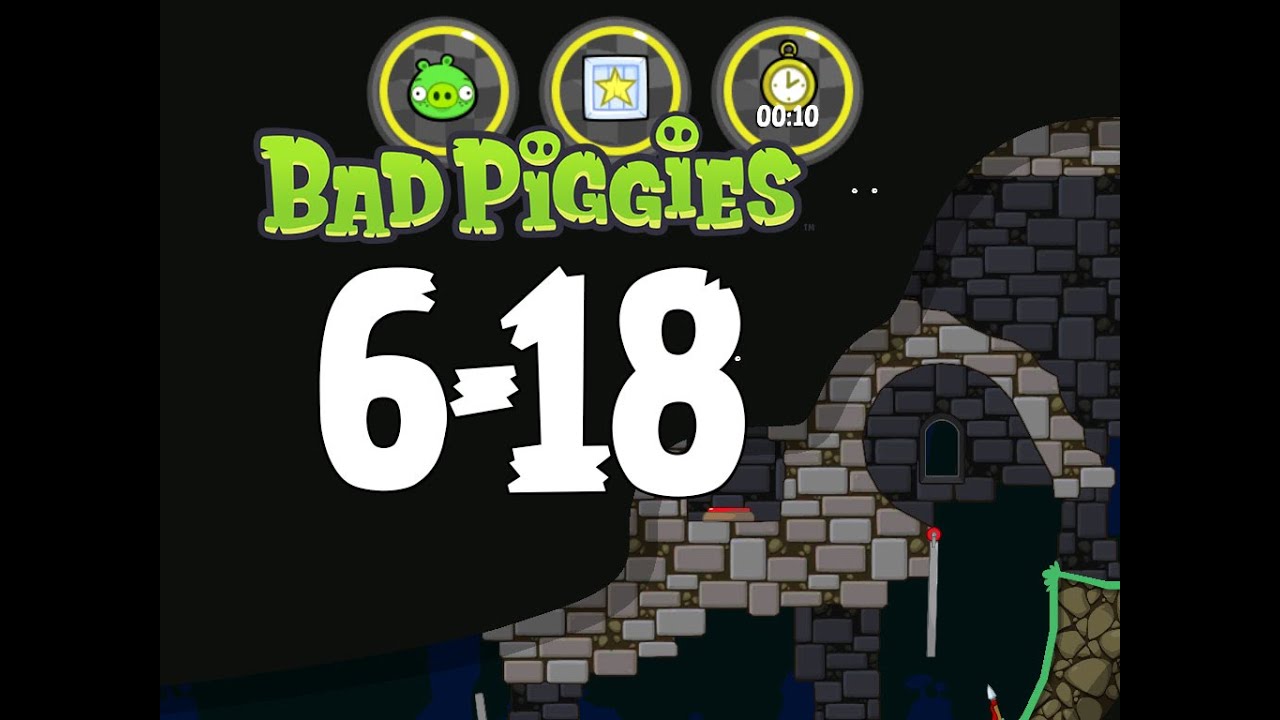 Bad Piggies The Road To El Porkado Level 6-18 Walkthrough 3 Star