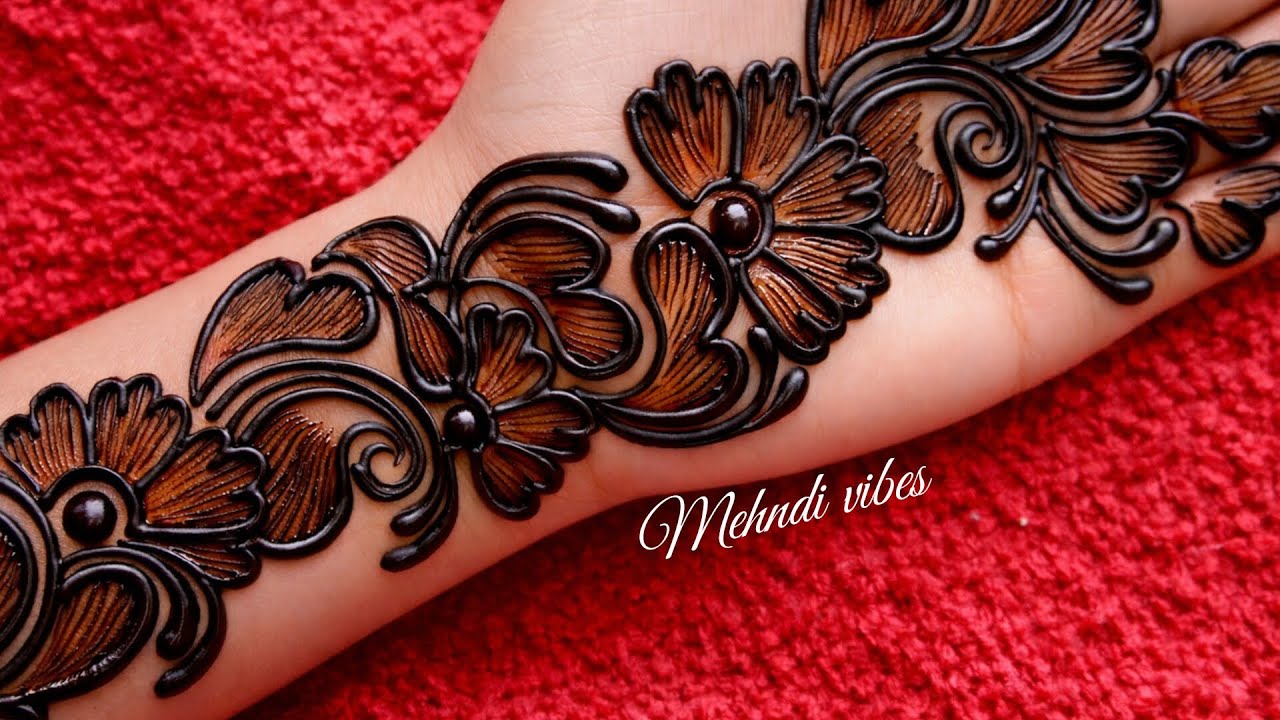 Latest Front Hand Arabic Mehndi Design | Arabic Mehndi Design | Mehndi Design | Simple Mehndi Design