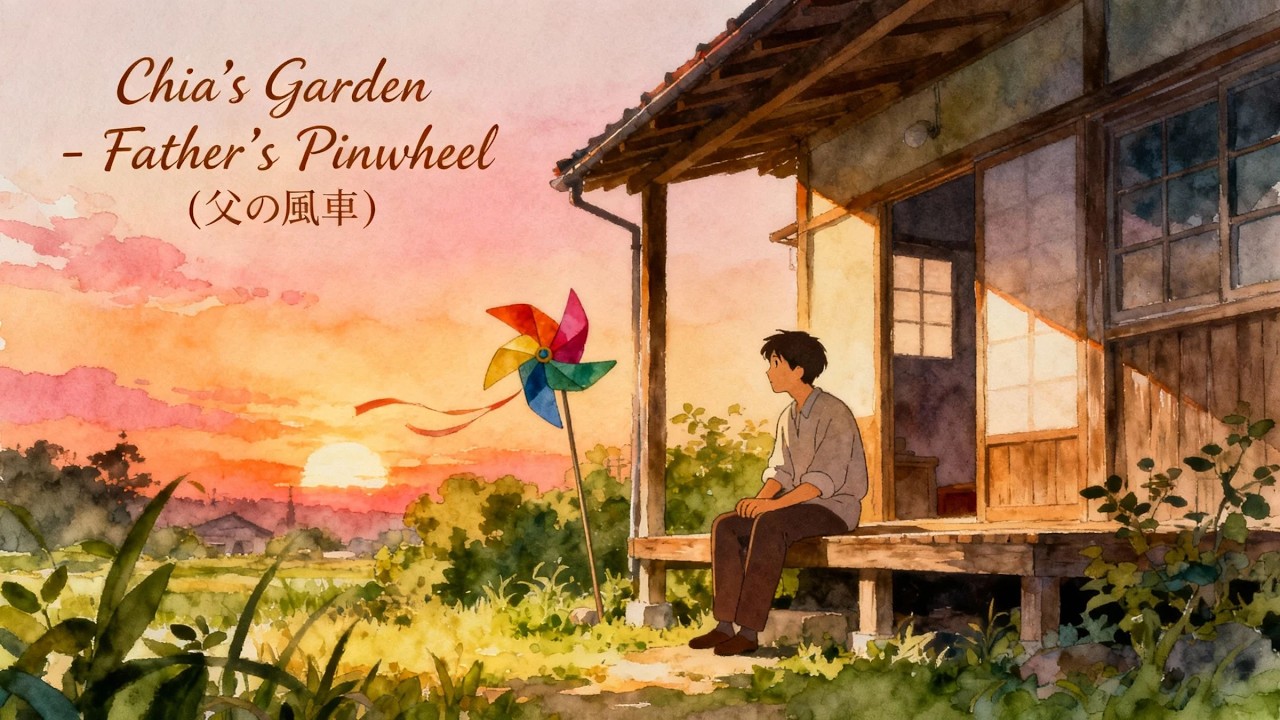 CHIA’s Garden – Father’s Pinwheel (父の風車) | Anime Lofi Piano for Relax & Study