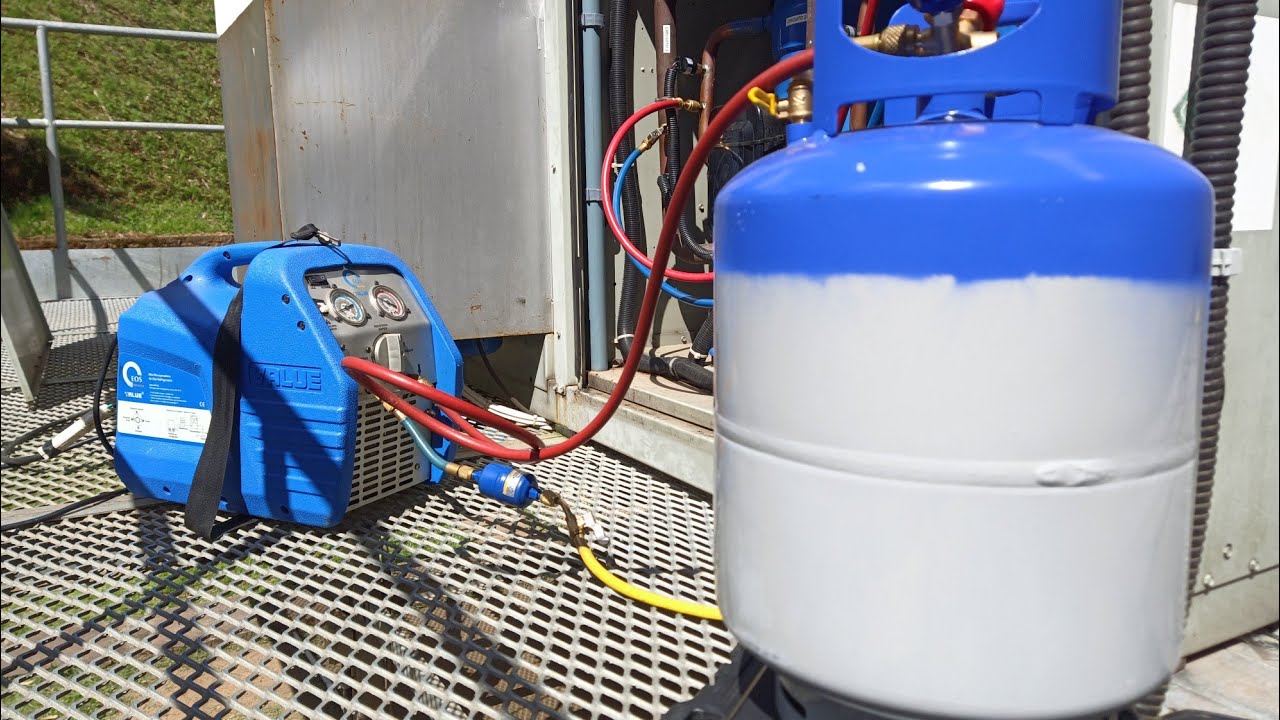 como usar recolhedora de gás refrigerante | passo a passo