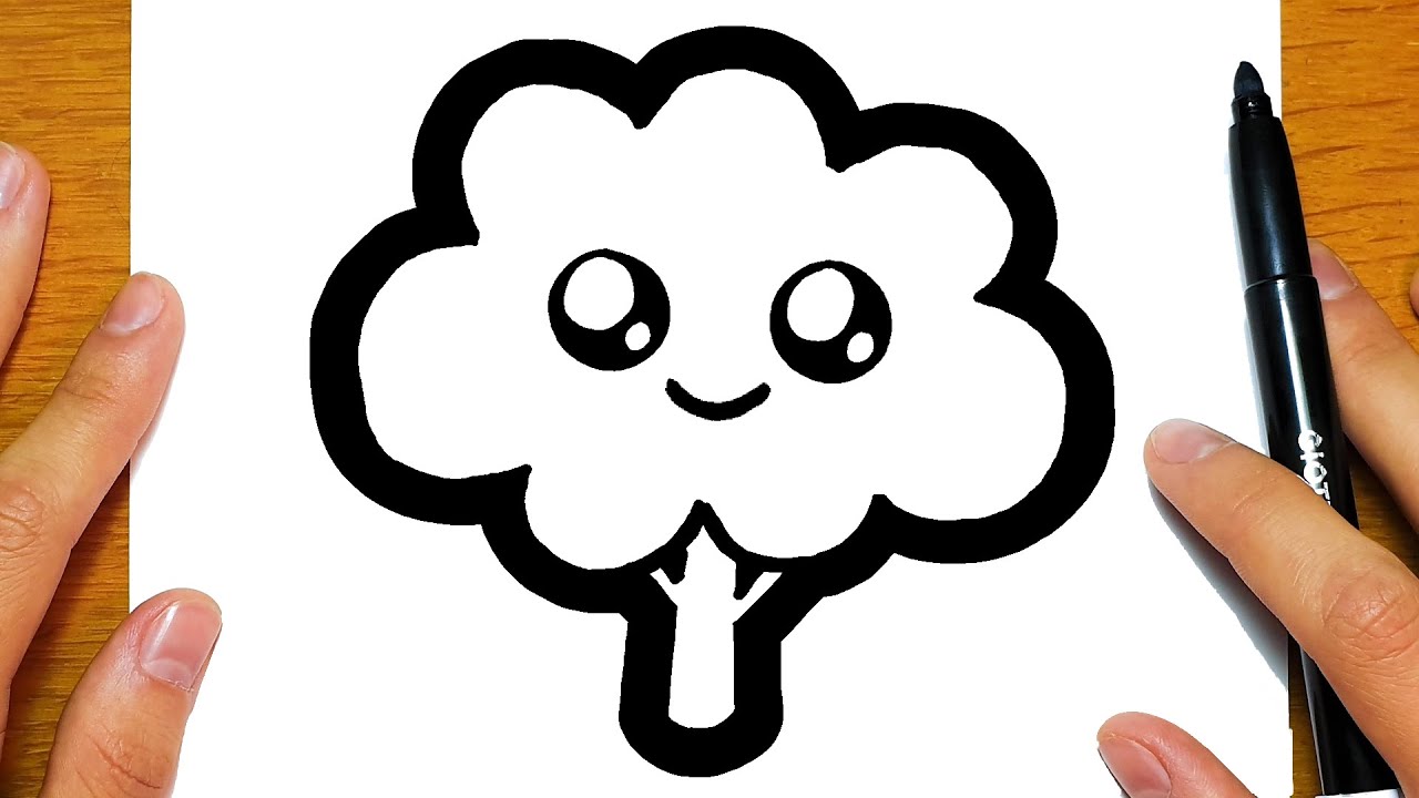 HOW TO DRAW A CUTE TREE | Easy drawings