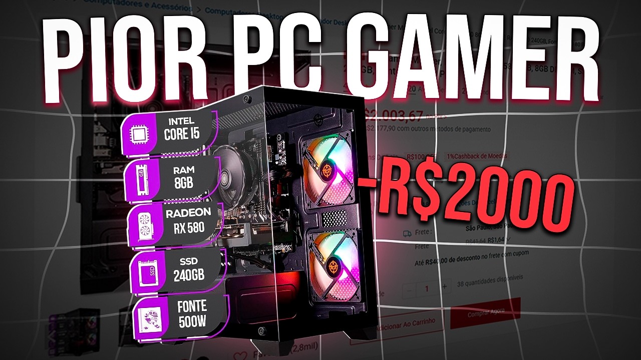 ESSE É O PIOR QUE PC GAMER DA PICHAU PRA RODAR JOGOS EM 2026...
