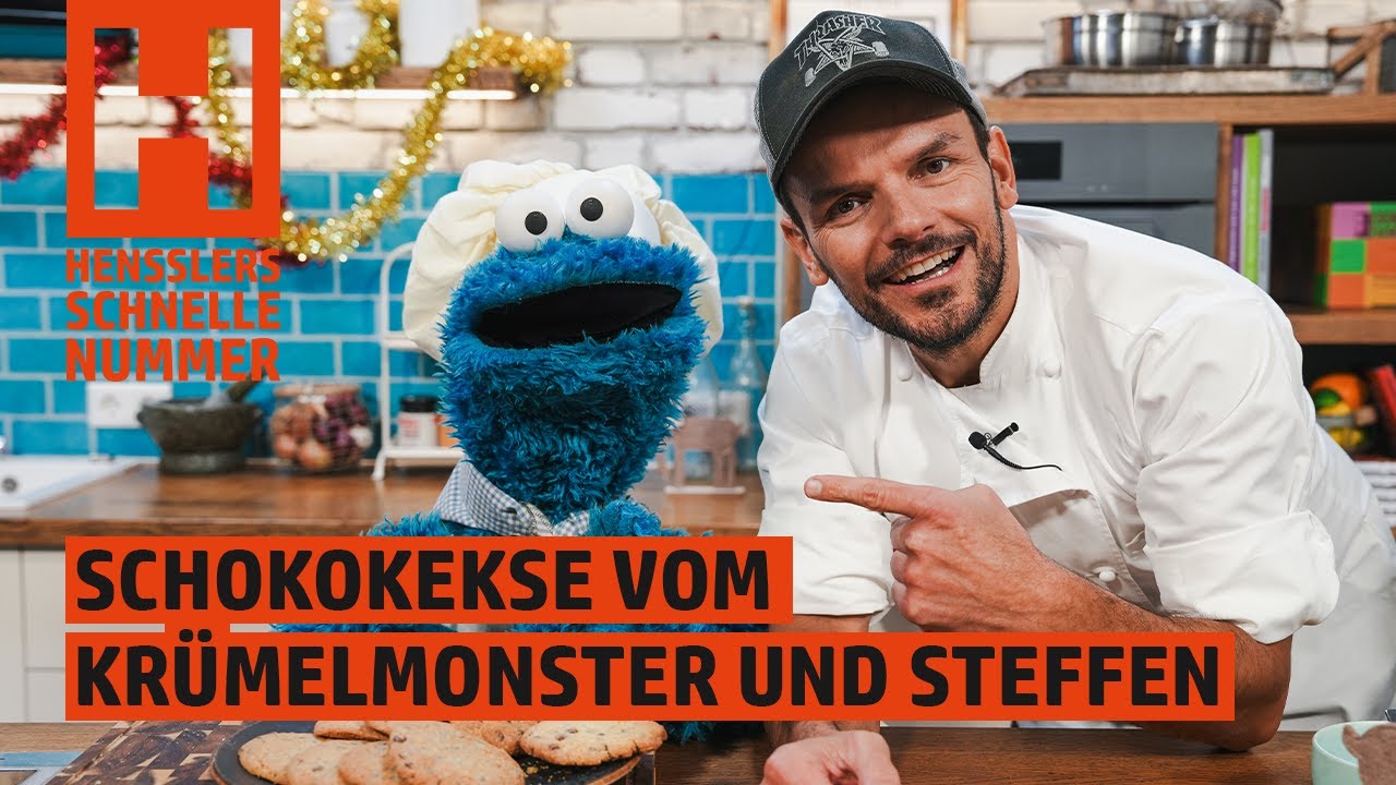 Schnelle Schokokekse vom Krümelmonster und Steffen