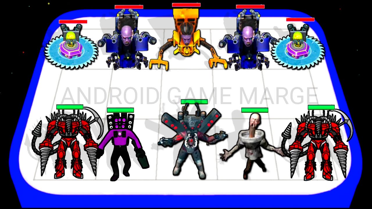 Merge Skibidi Toilet Zombie Evolution Battle, Monster War, Merge Toilet Monster Battle Gameplay