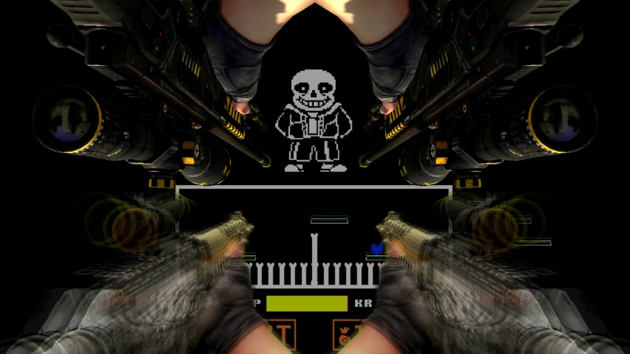 Gun Sync No Hit Sans (Megalovania)