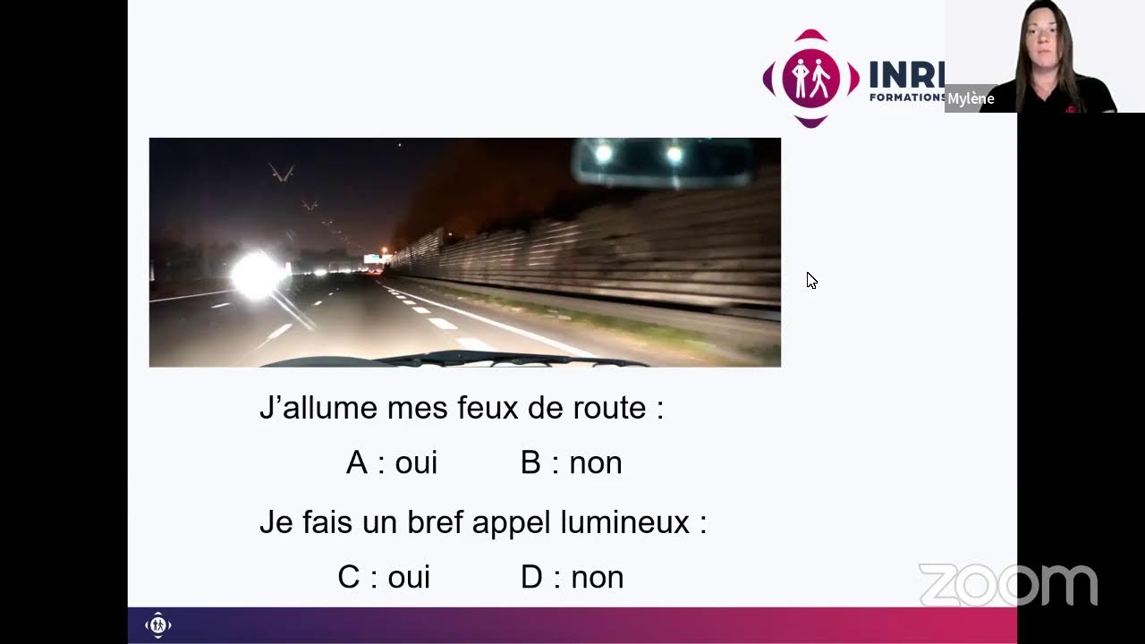 COURS DE CODE DE LA ROUTE: QUESTION SUR L'ÉCOCONDUITE
