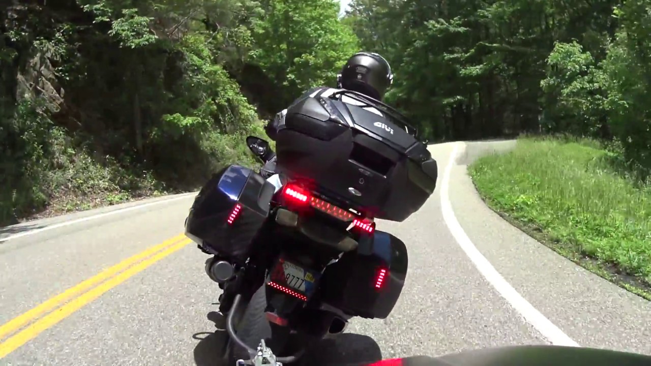 Kawasaki Concours 14 (GTR1400) Pulling a Trailer on Tail of the Dragon