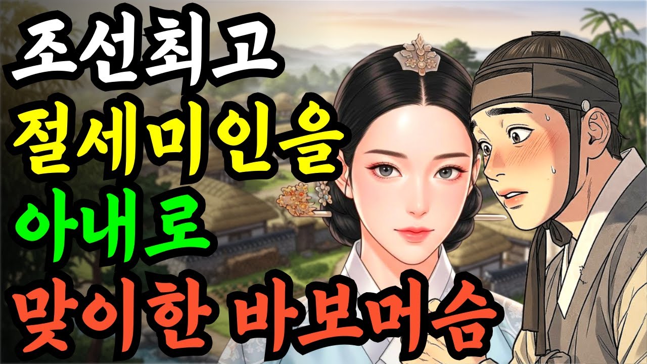 조선최고의 절세미인을 아내로 맞이한 바보머슴의 기막힌 반전...야담 옛날이야기 설화 전설 신화 민담