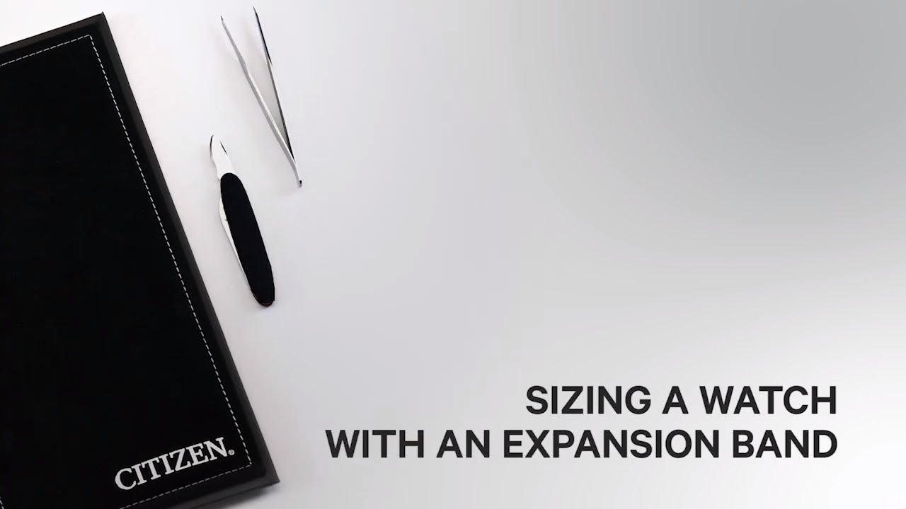 Citizen Watch Sizing — Expansion Band