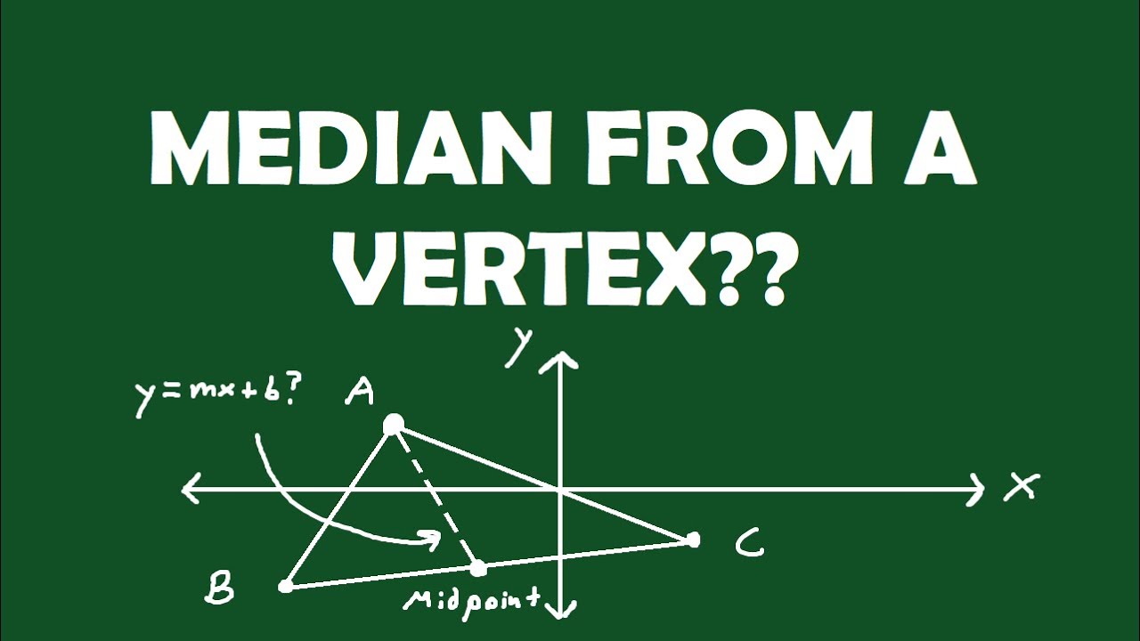 Finding the Equation of the Median from a Vertex