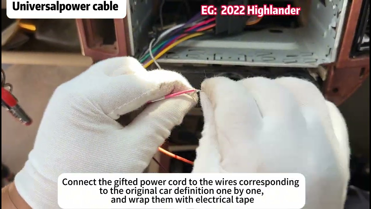 How To install the Huadio CVS1520A-AJ  Single Din Car Stereo