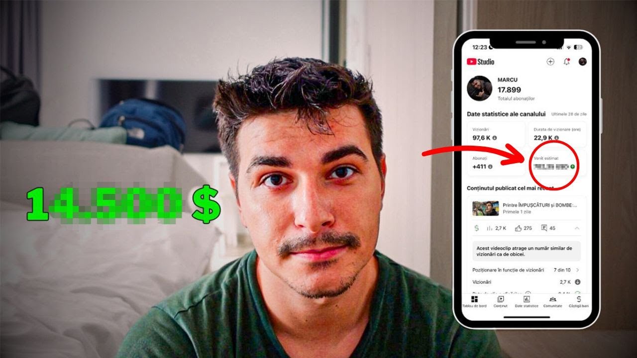 CÂȚI BANI FAC DE FAPT TRAVEL VLOGGERII?! PROFITUL MEU DUPǍ 3 ANI DE YOUTUBE!