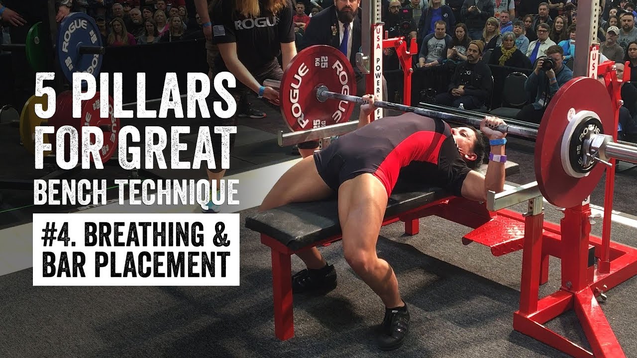 Bench Pillar #4 | Breathing & Bar Placement | JTSstrength.com