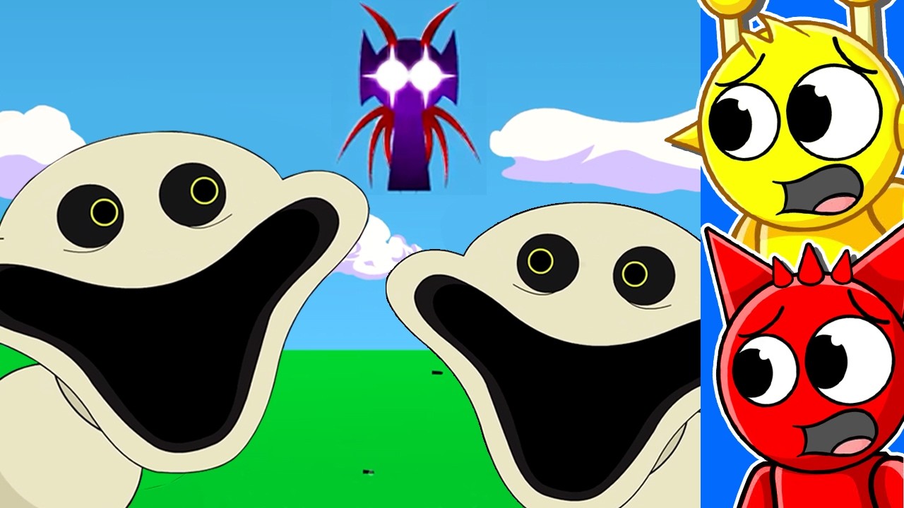 SPRUNKI vs MOMMY HUNGRY WORM