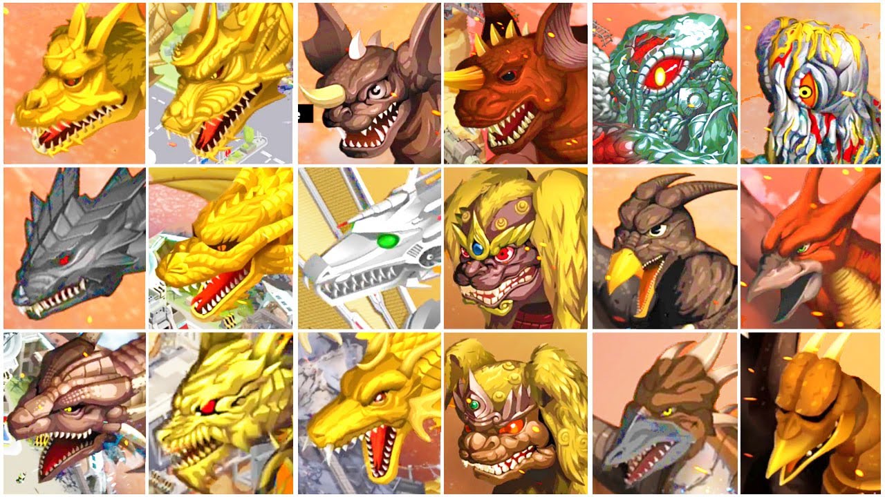 Ghidorah, Kaiju Comparison - Godzilla Defense Force #DG5l1lgaine
