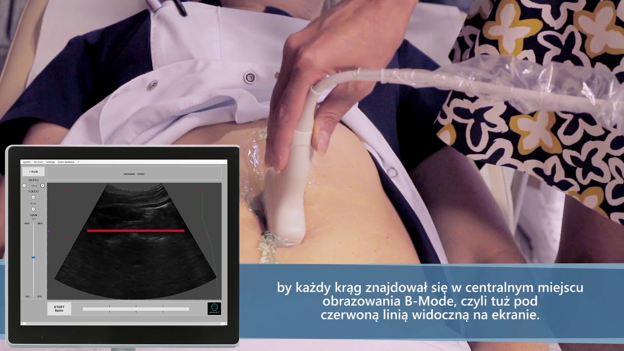 Badanie odcinka lędźwiowego kręgosłupa - system EchoS