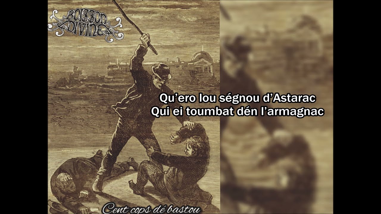 Boisson Divine - Cent cops dé bastou [Lyric video]