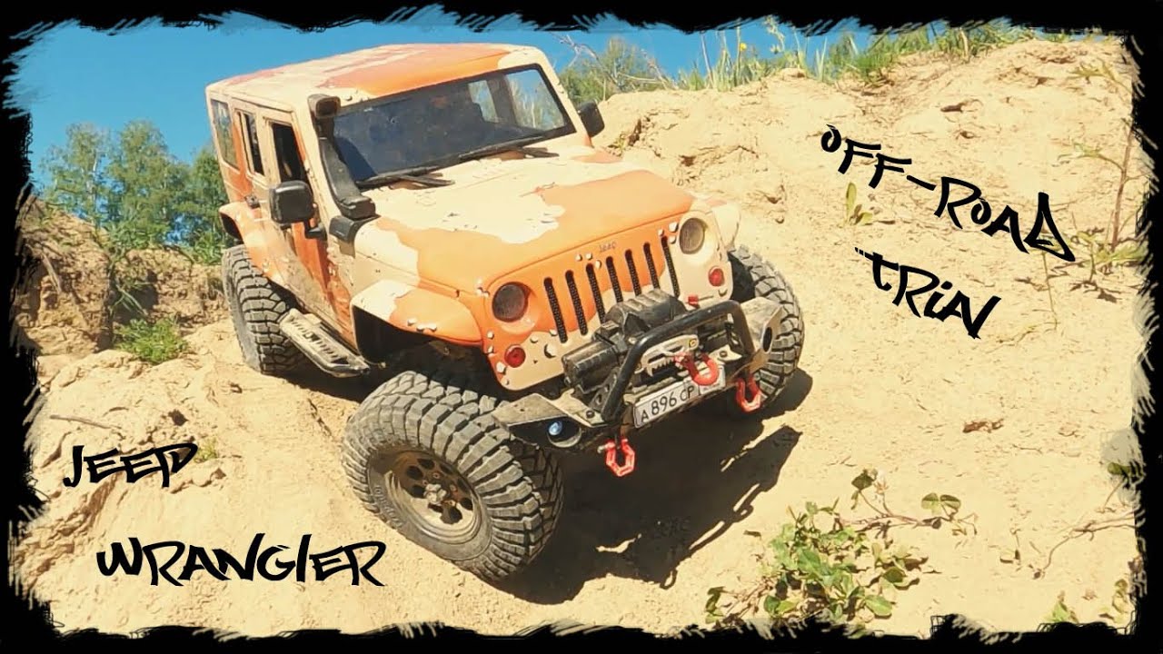 JEEP WRANGLER - Rubicon off-road 1/10 / Adventure / 4x4 / Trial #rc #jeep  #offroad