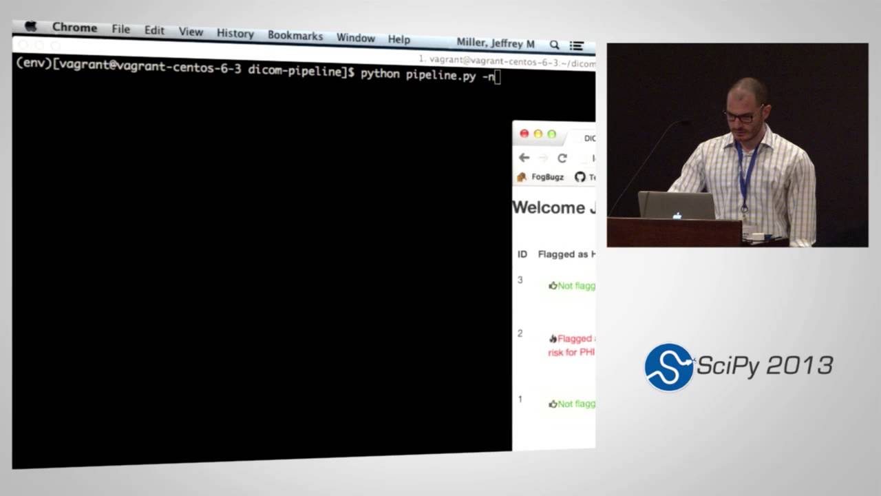 An Open Source System for De-identification and Use of Medical Images; SciPy 2013 Presentation