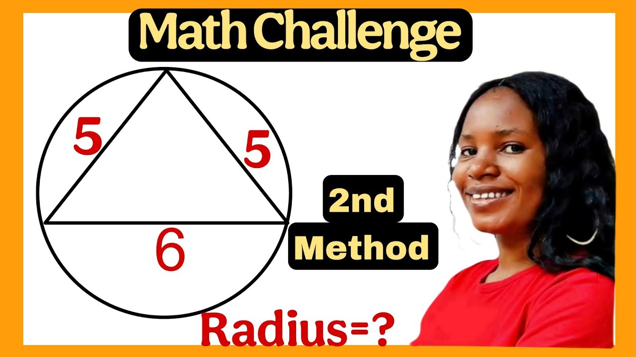 A Nice geometry math question | solve for the radius