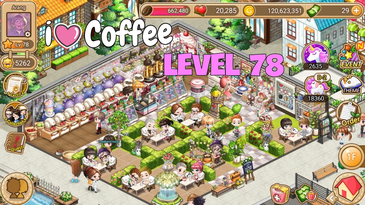 LINE I Love Coffee - Level 78