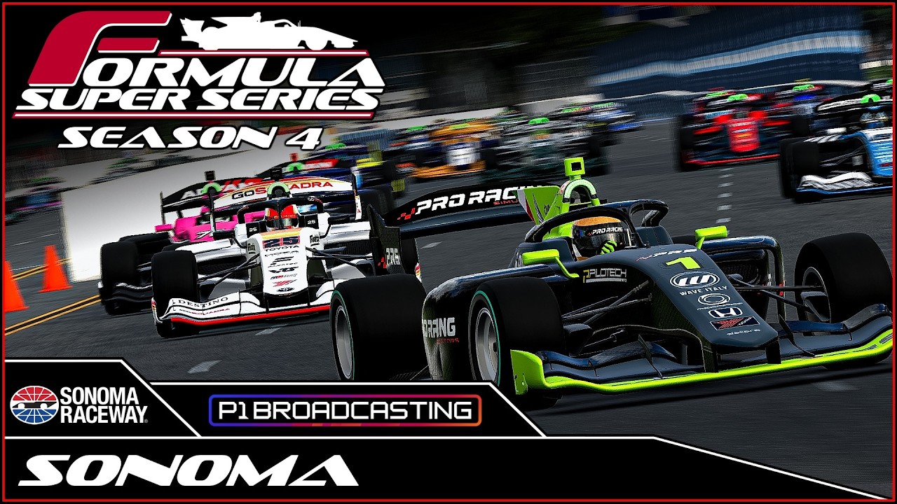 🏁 Formula Super Series 🏁 | SONOMA | S4R2 | iRacing Broadcast