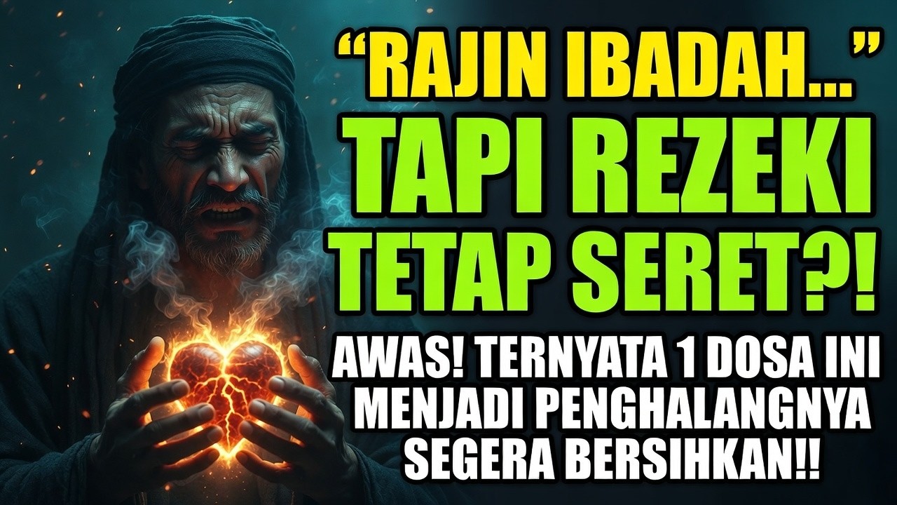 RAJIN IBADAH NAMUN REZEKI TETAP SERET?! Awas Mungkin Dosa Ini Yang Menghalangimu