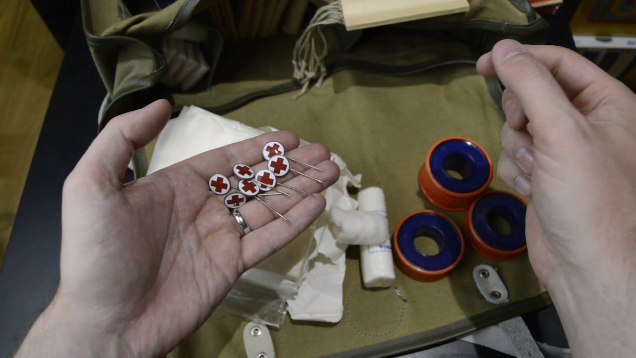 ASMR Show and Tell: 50 year old First Aid bag