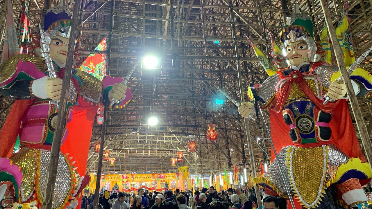 錦田鄉酬恩建醮 十年一屆 2025 全球最大臨時竹搭祭壇 Once-in-a-decade Jiao Festival in Kam Tin