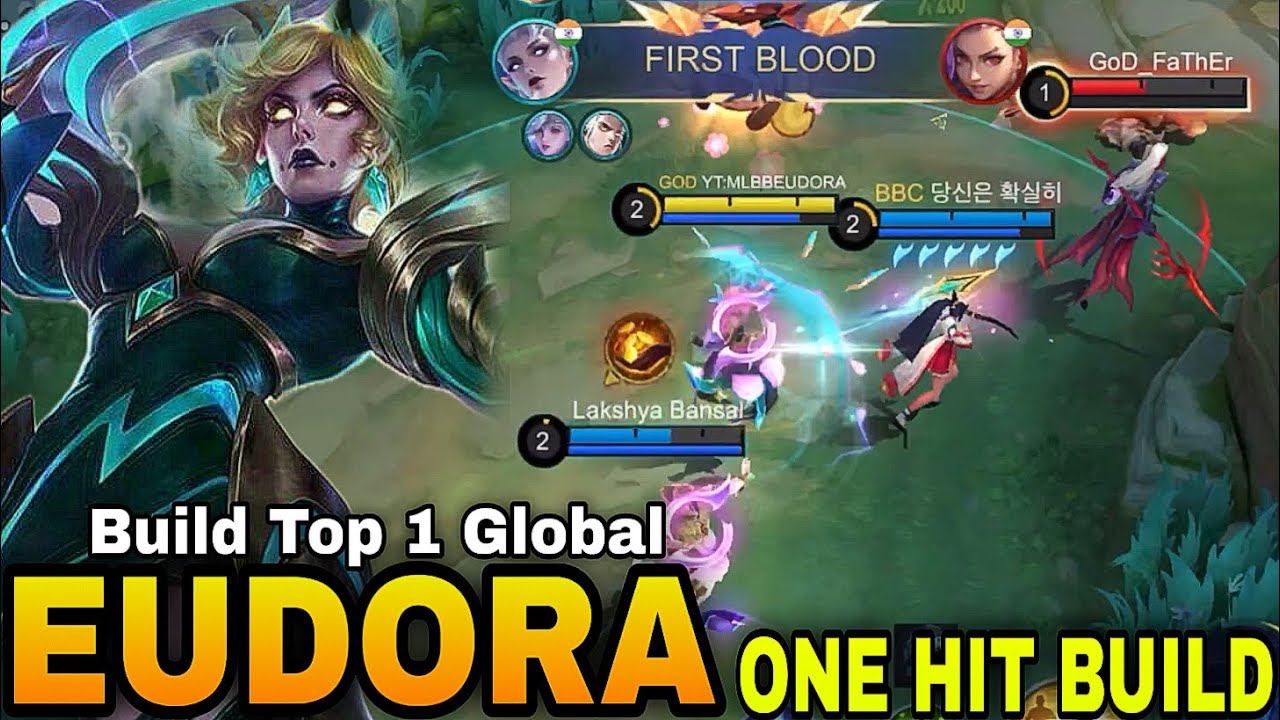 EUDORA BEST BUILD 2026 | TOP 1 GLOBAL EUDORA ONE HIT BUILD ~ MLBB