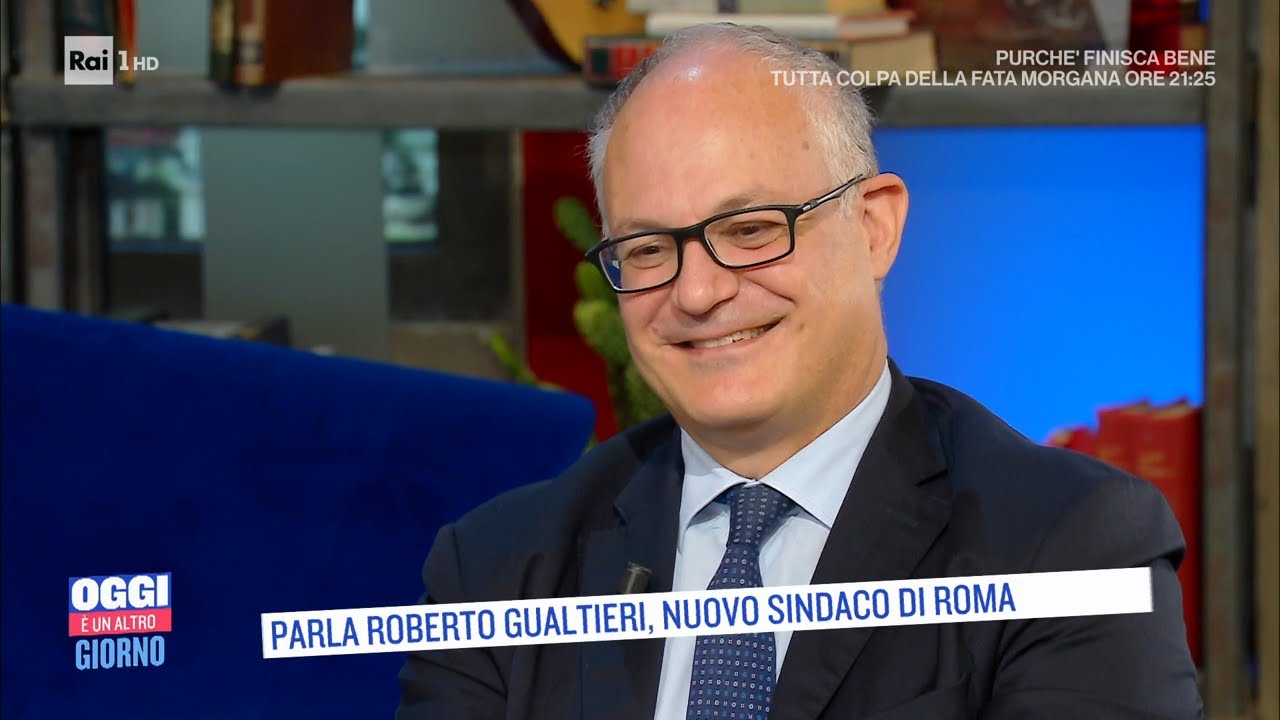 Roberto Gualtieri, nuovo sindaco di Roma - Oggi &egrave; un altro giorno 19/10/2021
