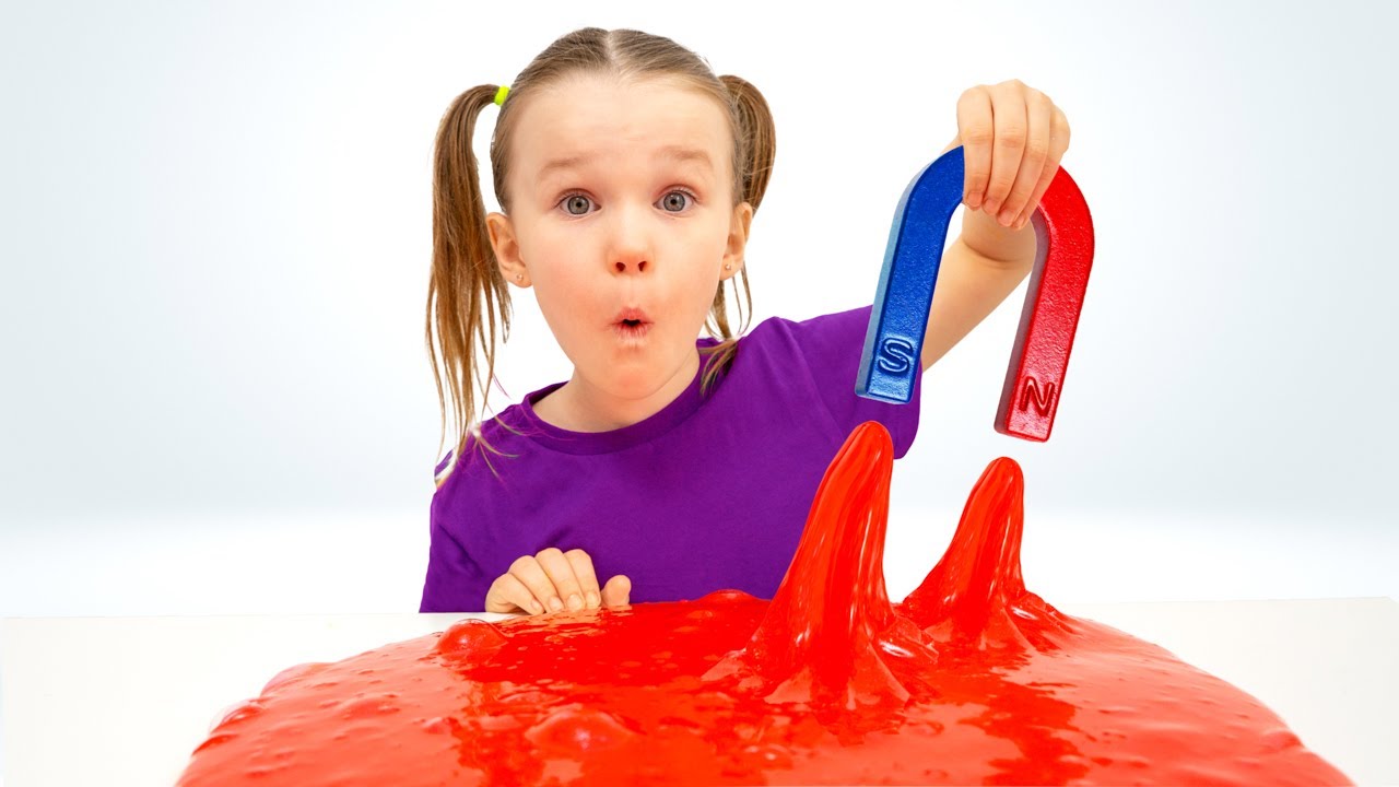 Percobaan Sains Slime Magnetik