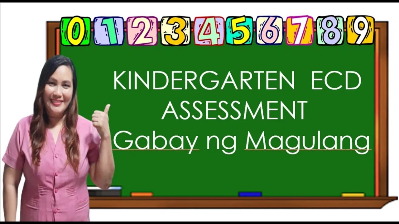 ECD ASSESSMENT CHECKLIST(GABAY NG MAGULANG SA PAGGAMIT NG ECD CHECKLIST