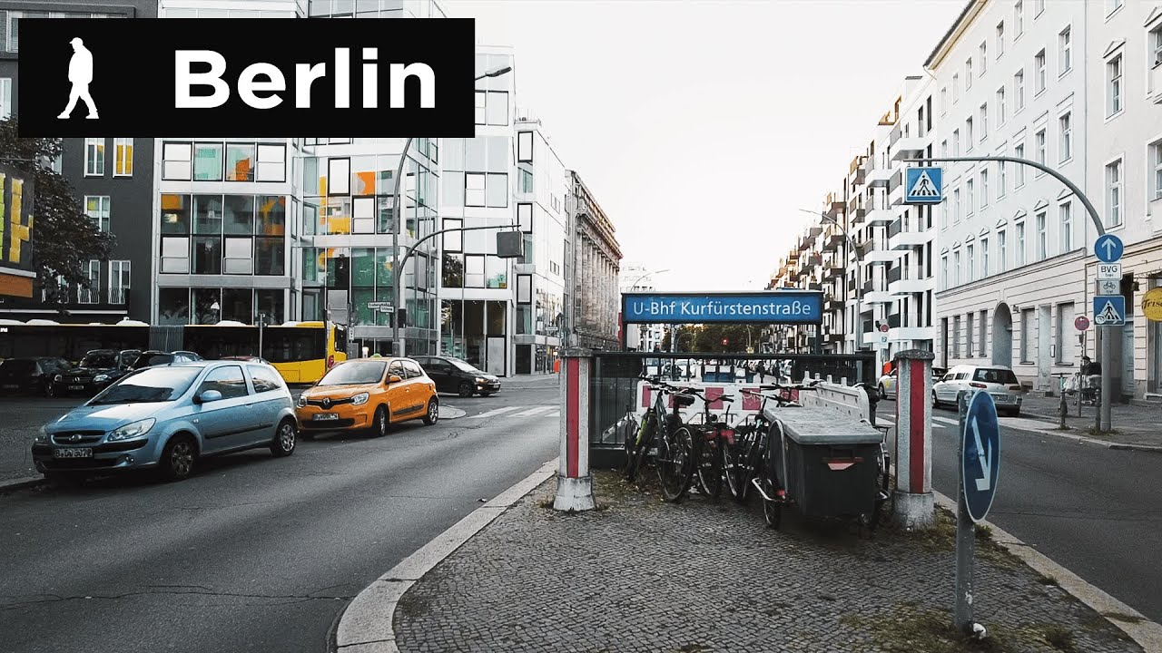 Berlin, Charlottenburg 🇩🇪 - Walking Tour on Kurfürstenstraße | Outside Walker