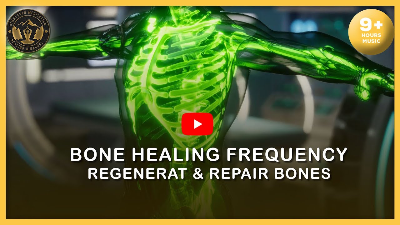 Bone Healing Frequency: 551 Hz - Regenerate and Repair Broken Bones - Pain Relief Binaural Beats