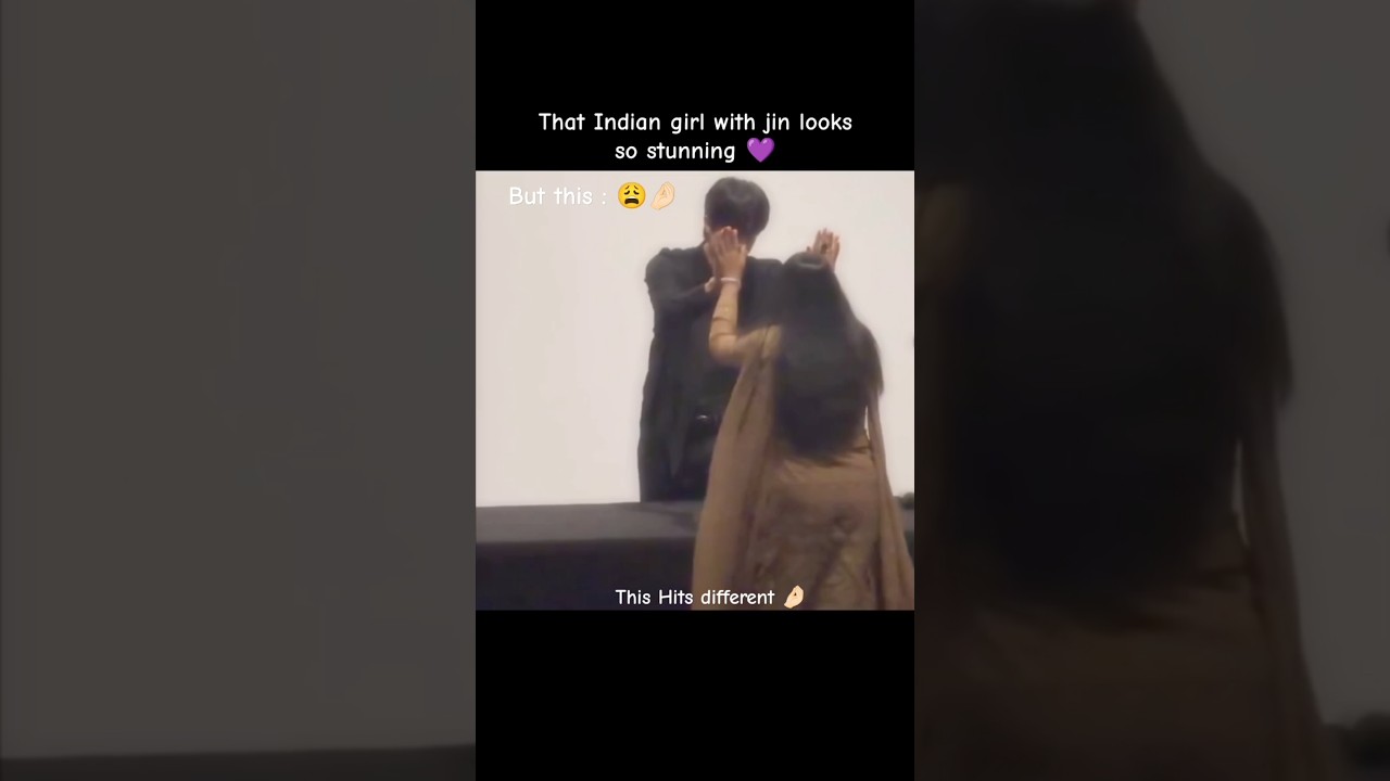 Indian girl in Jin fan meeting in salwar suit