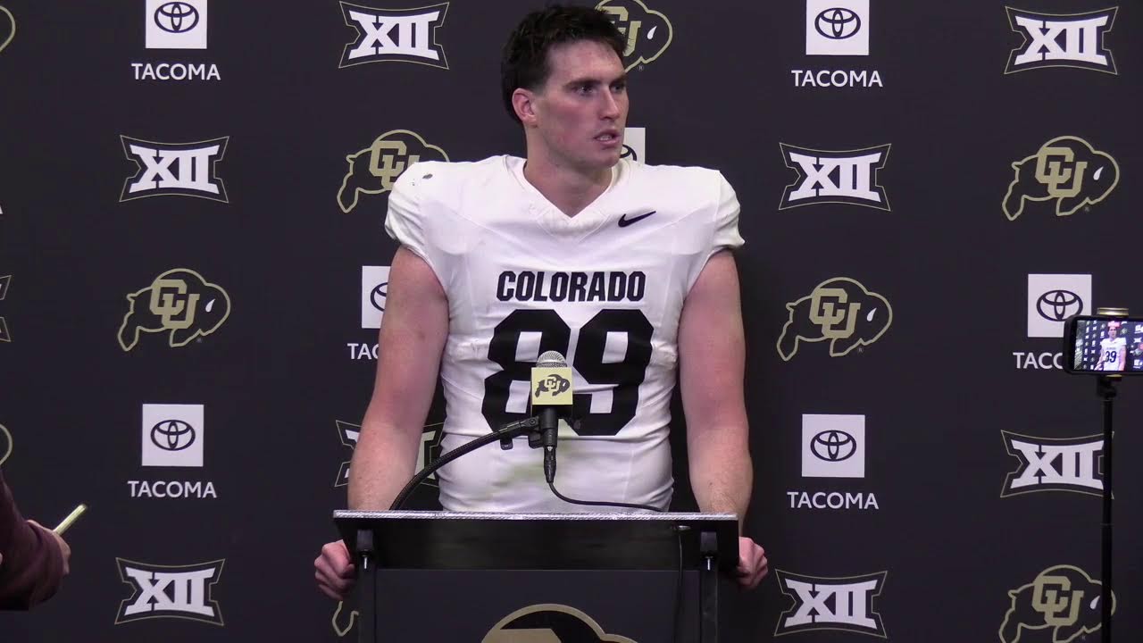Colorado Football Spring Practice Media Availability