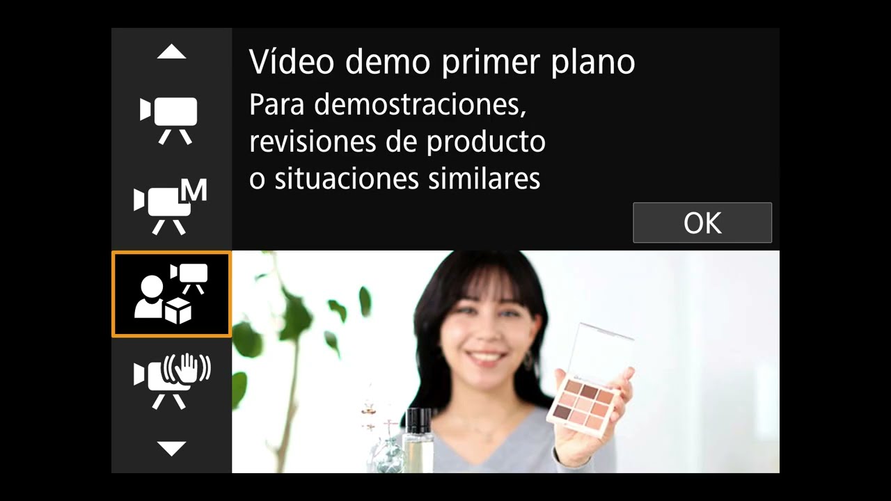 Conozcamos a fondo el menú de la Cámara Canon R50. Menú Rojo o Video #principiantes