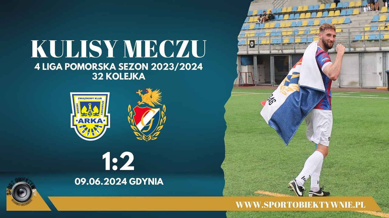 Kulisy meczu Arka II Gdynia-Energa Gryf Słupsk 1:2 / sezon 2023/2024
