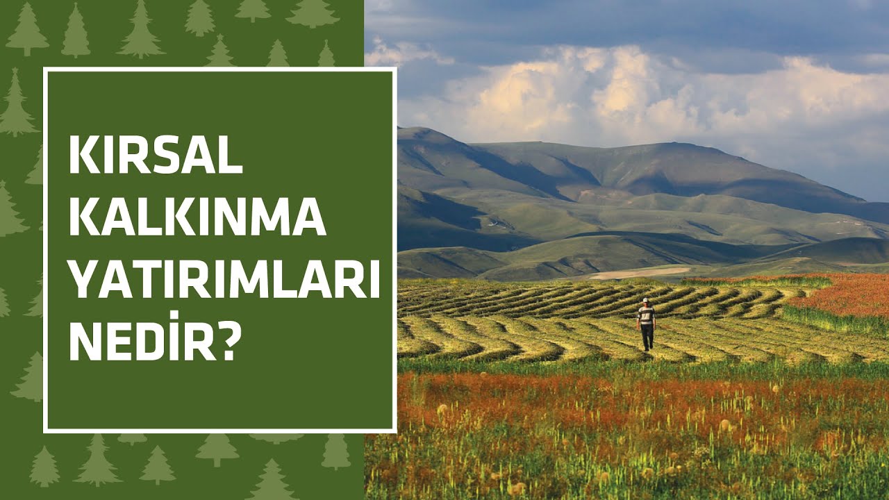 KIRSAL KALKINMA YATIRIMLARI NEDİR?
